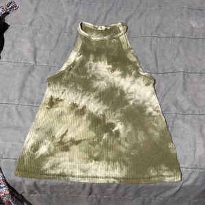 Very cute tye dye tank tight fitting around neck like choker